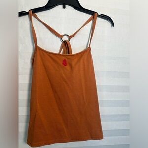 Cute free people too with burnt orange color and hot pink logo